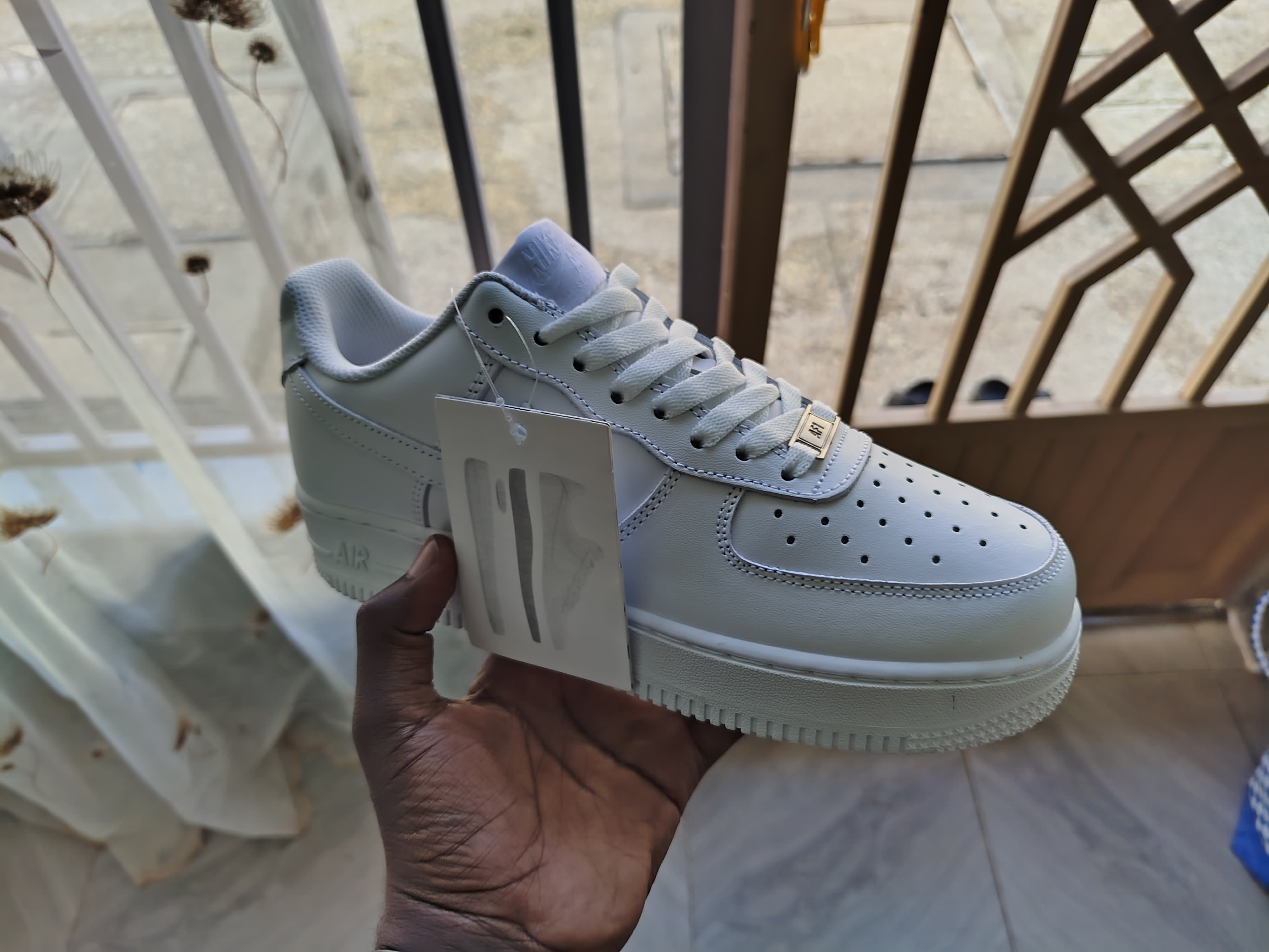 Nike Air Force 1 White Sneakers (Unisex)